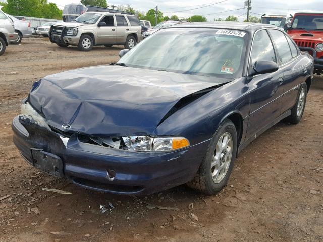 1G3WH52H92F152247 - 2002 OLDSMOBILE INTRIGUE G BLUE photo 2