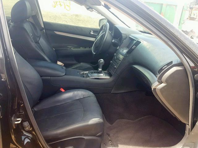 JN1CV6AP60M717209 - 2013 INFINITI G37 BASE BLACK photo 5