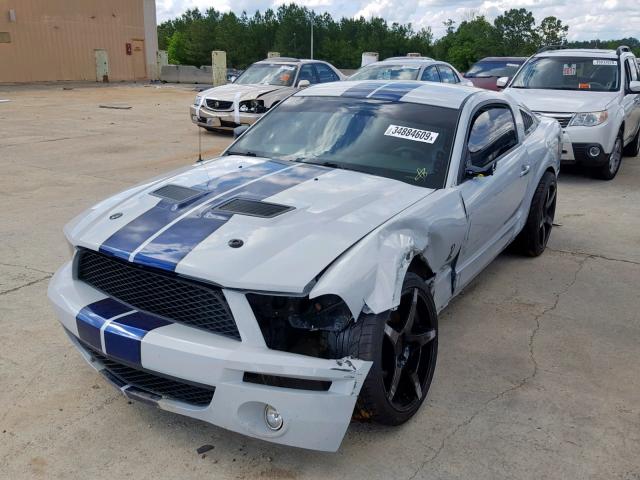 1ZVFT82H975213607 - 2007 FORD MUSTANG GT GRAY photo 2