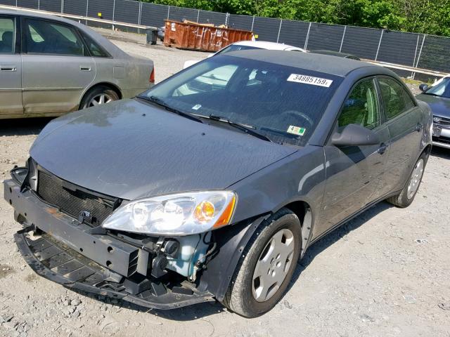 1G2ZF58B774267233 - 2007 PONTIAC G6 VALUE L GRAY photo 2