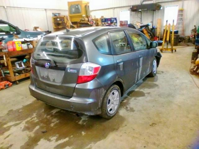 JHMGE8G33CC019500 - 2012 HONDA FIT GRAY photo 4