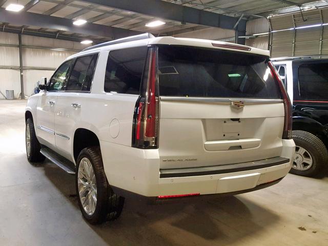 1GYS4BKJ2JR214638 - 2018 CADILLAC ESCALADE L WHITE photo 3