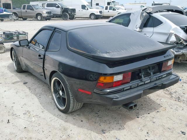 WP0AA094XGN455135 - 1986 PORSCHE 944 BLACK photo 3