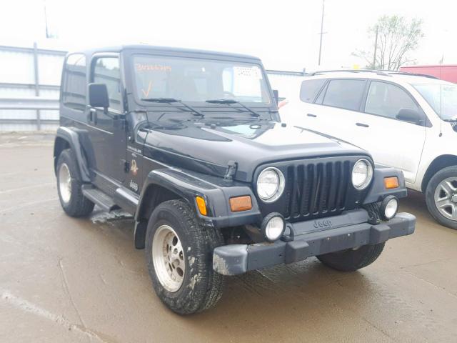 1J4FY49S0XP443128 - 1999 JEEP WRANGLER / BLACK photo 1