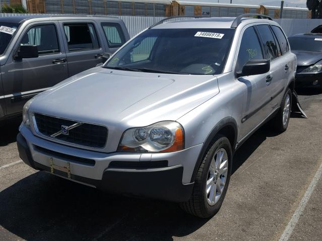 YV1CZ911551164211 - 2005 VOLVO XC90 T6 SILVER photo 2