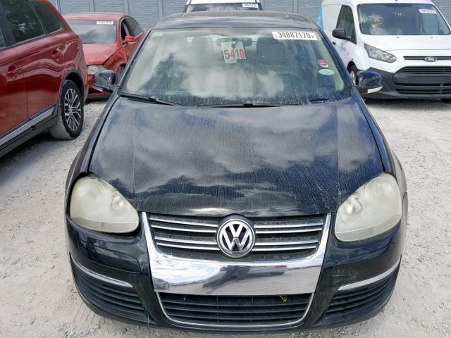 3VWRM71K18M048746 - 2008 VOLKSWAGEN JETTA SE BLACK photo 9