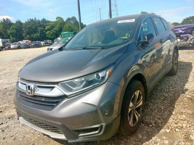 2HKRW5H30JH411842 - 2018 HONDA CR-V LX GRAY photo 2