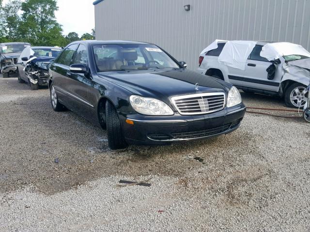 WDBNG84J74A408223 - 2004 MERCEDES-BENZ S 500 4MAT BLACK photo 1