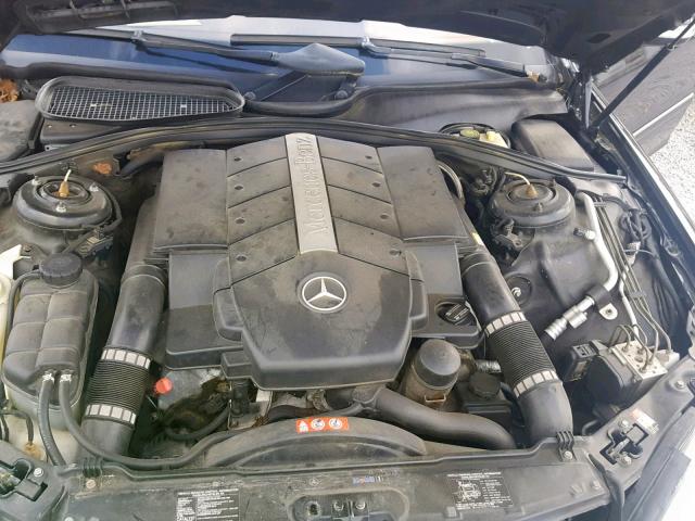 WDBNG84J74A408223 - 2004 MERCEDES-BENZ S 500 4MAT BLACK photo 7