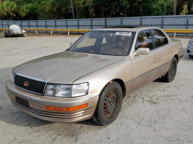 JT8UF11E3R0202178 - 1994 LEXUS LS 400 GOLD photo 2