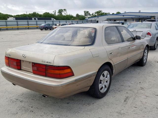 JT8UF11E3R0202178 - 1994 LEXUS LS 400 GOLD photo 4