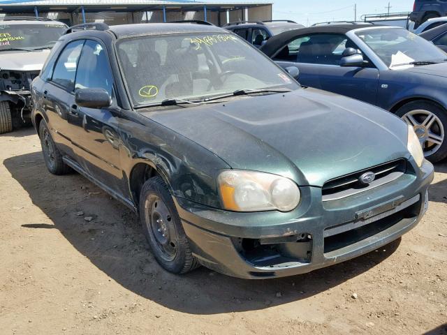 JF1GG65504G807168 - 2004 SUBARU IMPREZA TS GREEN photo 1