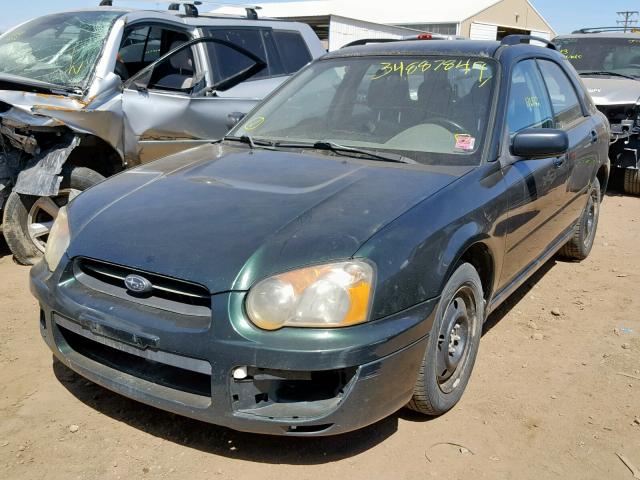 JF1GG65504G807168 - 2004 SUBARU IMPREZA TS GREEN photo 2