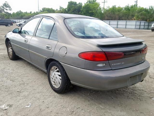 1FAFP13P6WW226933 - 1998 FORD ESCORT SE GREEN photo 3