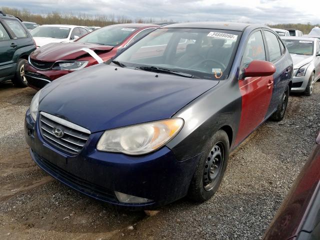 KMHDU46D37U215040 - 2007 HYUNDAI ELANTRA GLS  photo 2