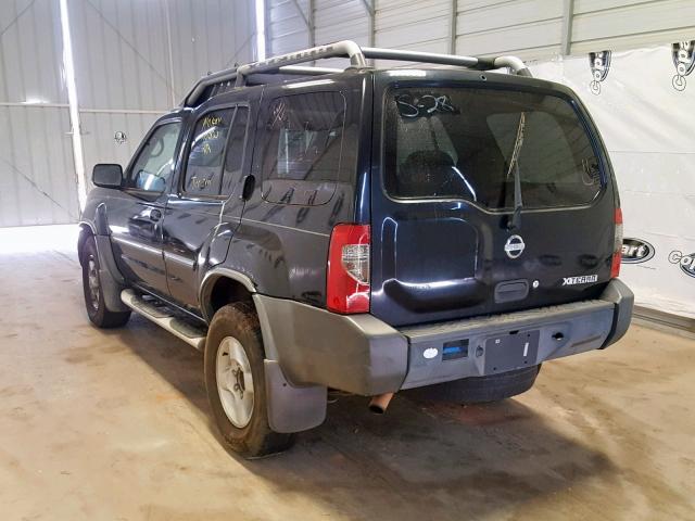 5N1ED28T13C628281 - 2003 NISSAN XTERRA XE BLACK photo 3