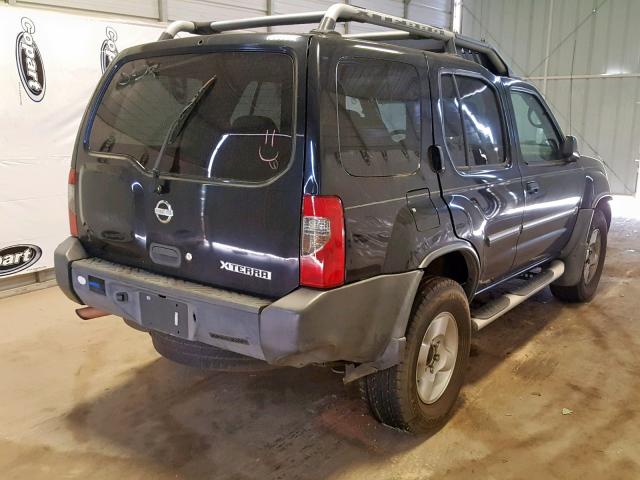 5N1ED28T13C628281 - 2003 NISSAN XTERRA XE BLACK photo 4