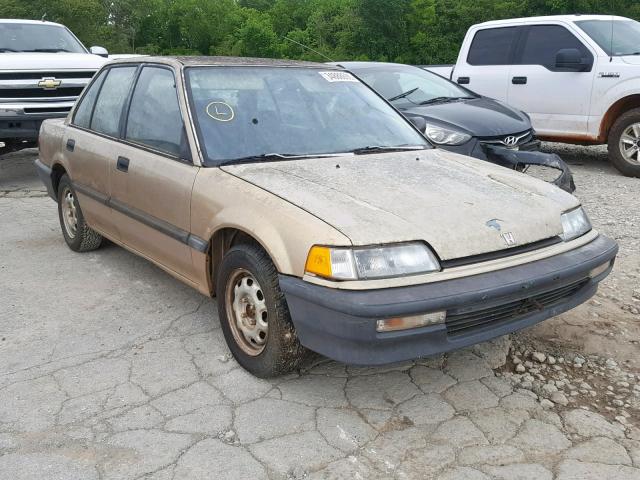 1HGED3549LA020335 - 1990 HONDA CIVIC DX BROWN photo 1