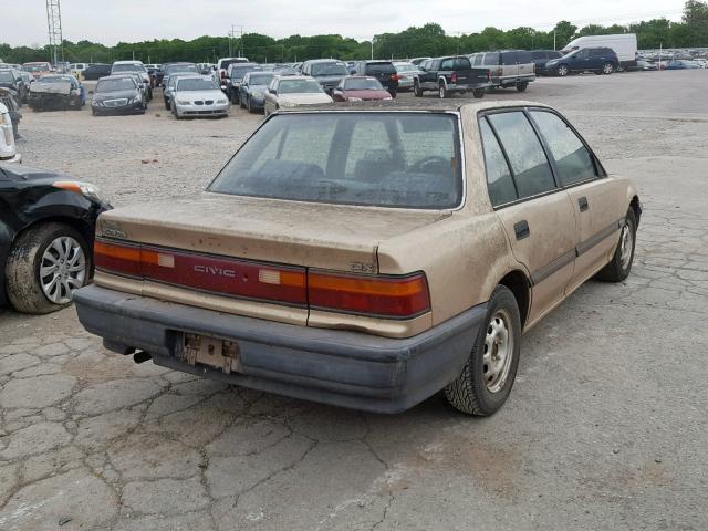 1HGED3549LA020335 - 1990 HONDA CIVIC DX BROWN photo 4