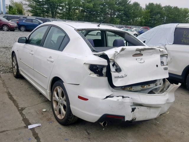 JM1BK324071766061 - 2007 MAZDA 3 S WHITE photo 3