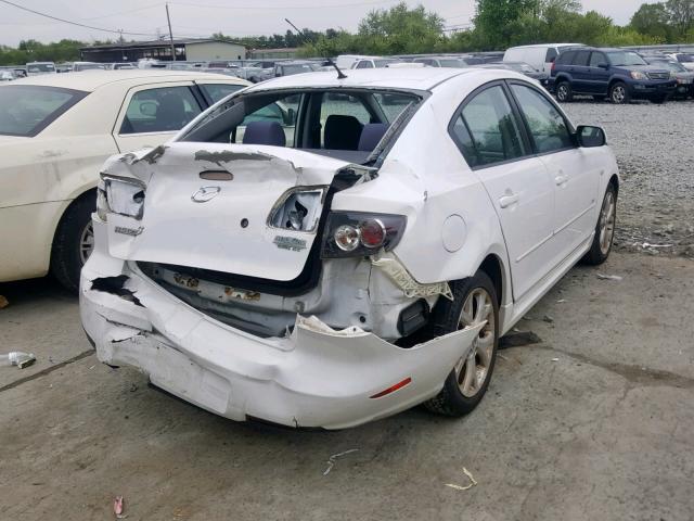 JM1BK324071766061 - 2007 MAZDA 3 S WHITE photo 4