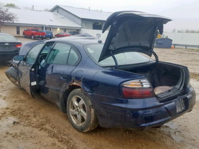 1G2HY54K54U238241 - 2004 PONTIAC BONNEVILLE BLUE photo 3