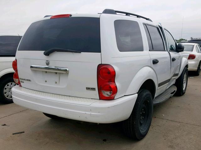 1D8HB48266F139227 - 2006 DODGE DURANGO SL WHITE photo 4