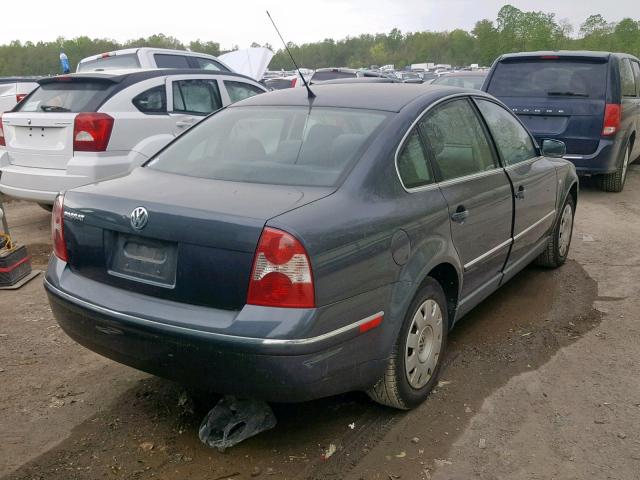 WVWMD63B73P251728 - 2003 VOLKSWAGEN PASSAT GL BLUE photo 4