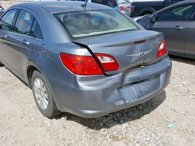 1C3CC4FB2AN219085 - 2010 CHRYSLER SEBRING TO GRAY photo 9