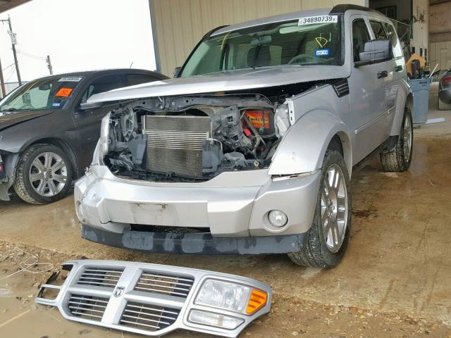 1D4PT4GK4AW173476 - 2010 DODGE NITRO HEAT SILVER photo 2