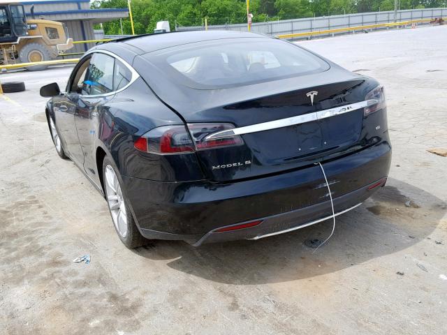 5YJSA1CG3DFP15656 - 2013 TESLA MODEL S Սև լուսանկար 3