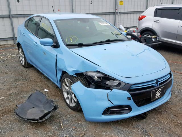 1C3CDFBA6DD226282 - 2013 DODGE DART SXT BLUE photo 1