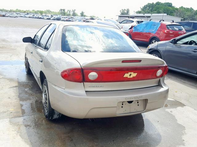 1G1JC52F557201913 - 2005 CHEVROLET CAVALIER TAN photo 3