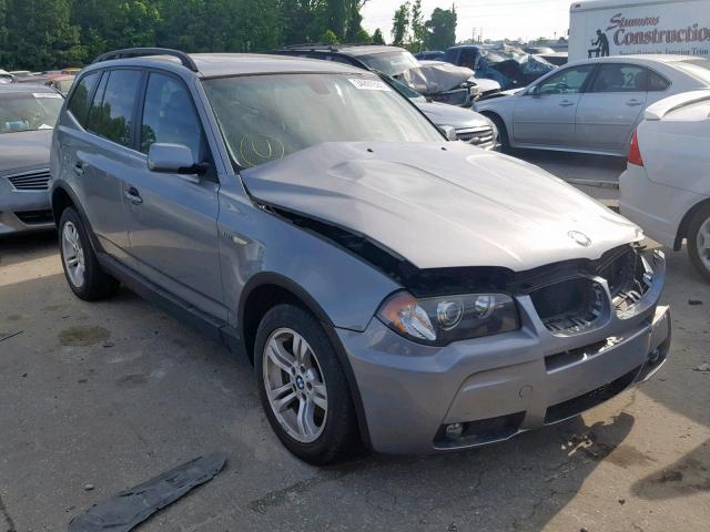 WBXPA93406WG78998 - 2006 BMW X3 3.0I GRAY photo 1