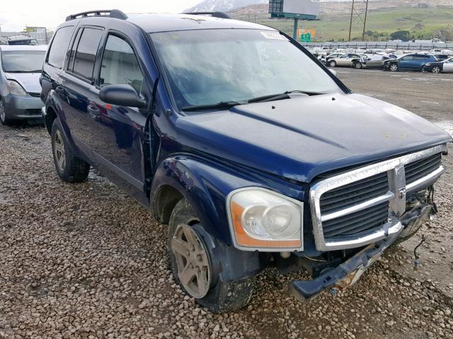 1D4HB48N56F131793 - 2006 DODGE DURANGO SL BLUE photo 1