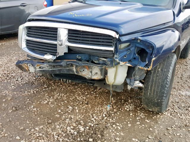 1D4HB48N56F131793 - 2006 DODGE DURANGO SL BLUE photo 9