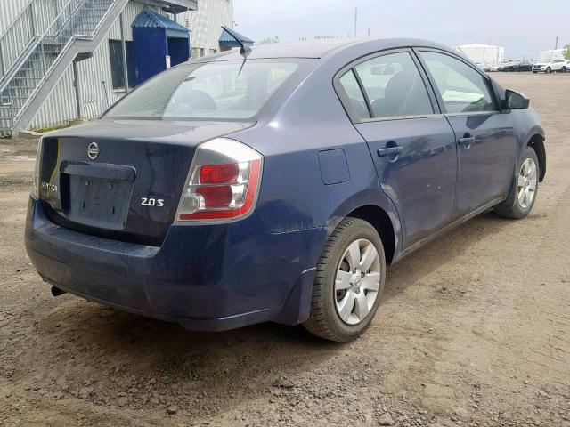 3N1AB61E47L664233 - 2007 NISSAN SENTRA 2.0 BLUE photo 4