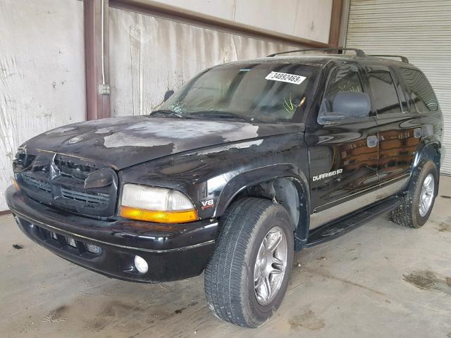 1B4HS28Z9XF504577 - 1999 DODGE DURANGO BLACK photo 2