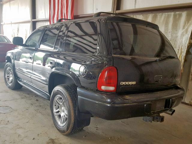 1B4HS28Z9XF504577 - 1999 DODGE DURANGO BLACK photo 3