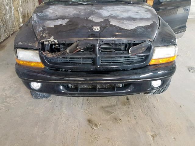 1B4HS28Z9XF504577 - 1999 DODGE DURANGO BLACK photo 7