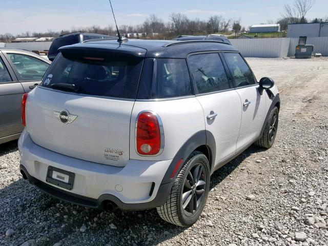 WMWZC3C50BWL80901 - 2011 MINI COOPER S C WHITE photo 4