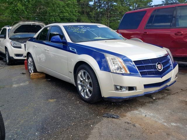 1G6DV57V780160683 - 2008 CADILLAC CTS HI FEA WHITE photo 1