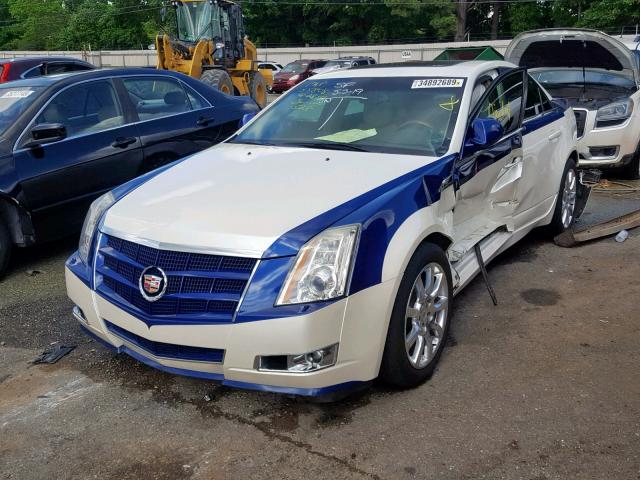 1G6DV57V780160683 - 2008 CADILLAC CTS HI FEA WHITE photo 2