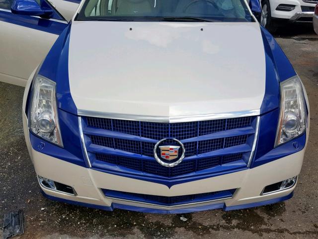 1G6DV57V780160683 - 2008 CADILLAC CTS HI FEA WHITE photo 7