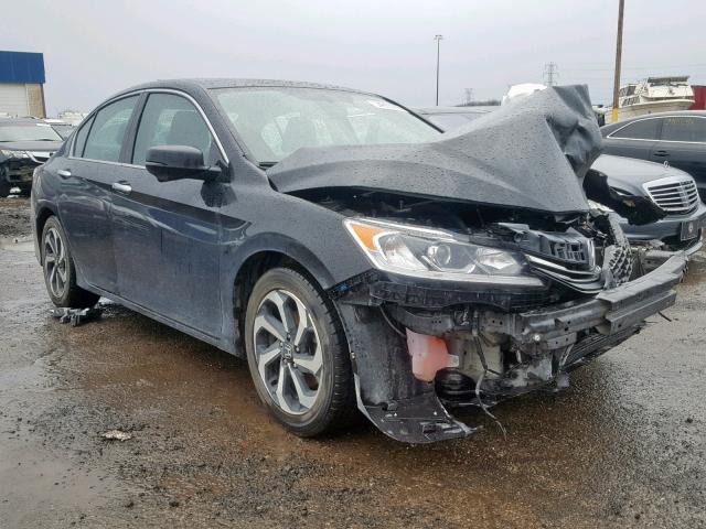 1HGCR2F8XGA236950 - 2016 HONDA ACCORD EXL BLACK photo 1