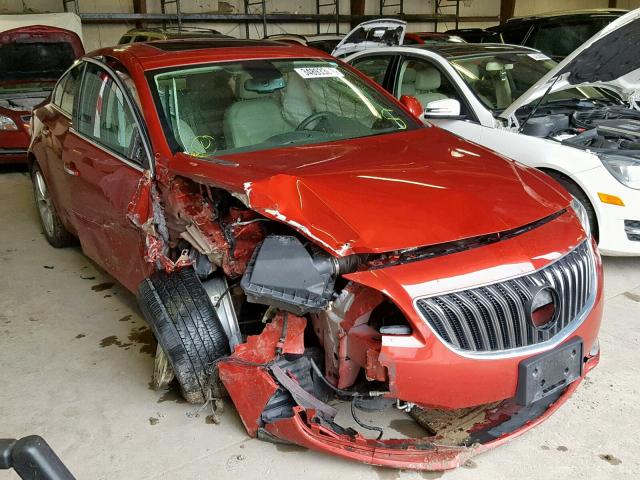 2G4GN5EX9E9209944 - 2014 BUICK REGAL PREM RED photo 1