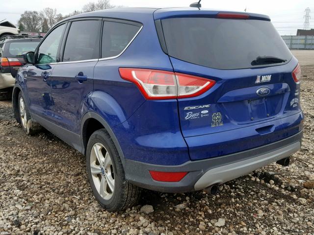 1FMCU9G9XDUC32254 - 2013 FORD ESCAPE SE BLUE photo 3