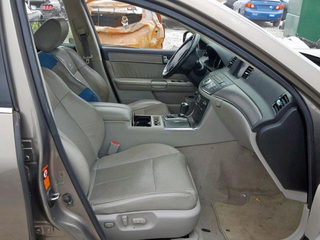 JNKAY01E98M601420 - 2008 INFINITI M35 BASE TAN photo 5