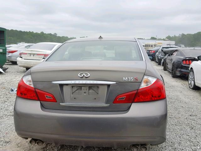 JNKAY01E98M601420 - 2008 INFINITI M35 BASE TAN photo 9