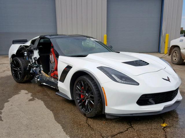 1G1YP2D62H5605959 - 2017 CHEVROLET CORVETTE Z WHITE photo 1